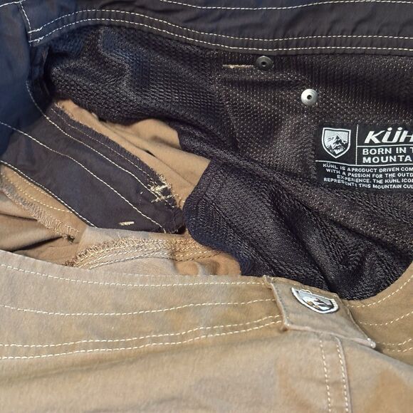 Kuhl Pants Mens 36x30 Brown Khaki Konfidant Air Gusseted Vented 9-Pocket Hiking - Picture 11 of 14